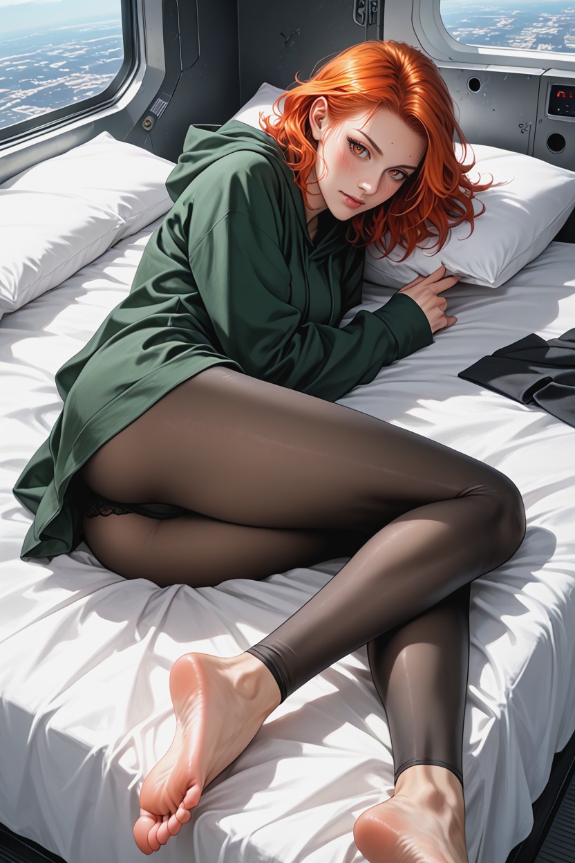 Ginger, Seductive, Detailed Body Hentai AI Porn