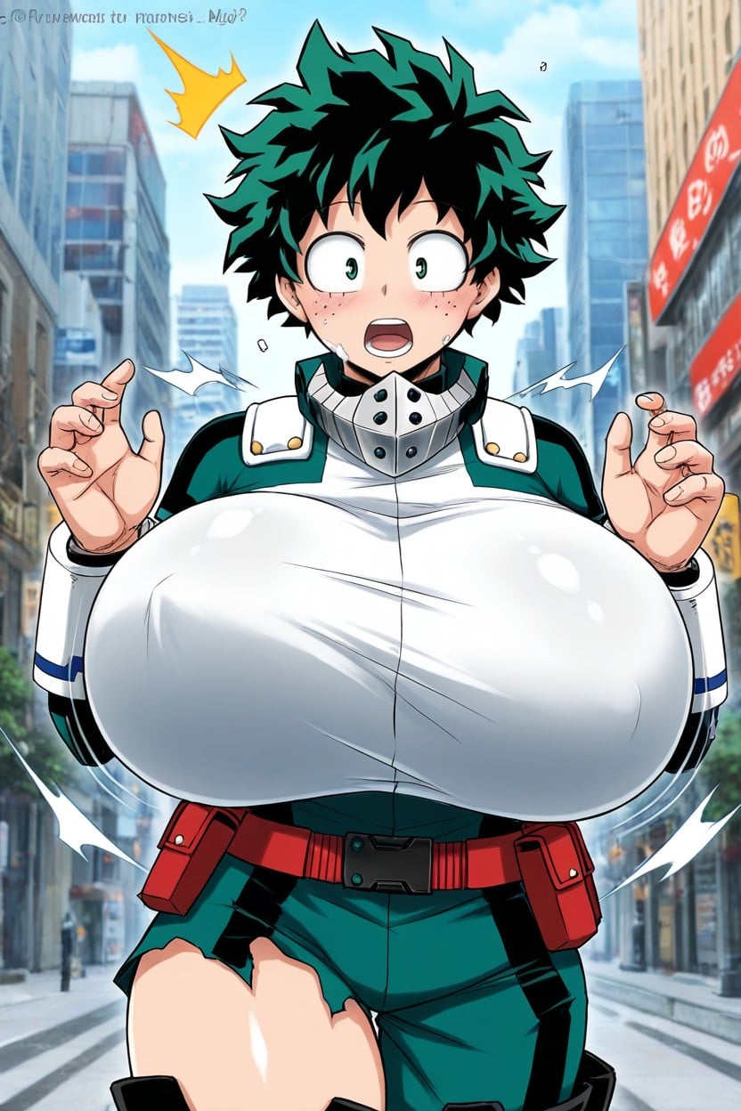 Fully Clothed, Front View, Man Transforming Into Woman AI Porn