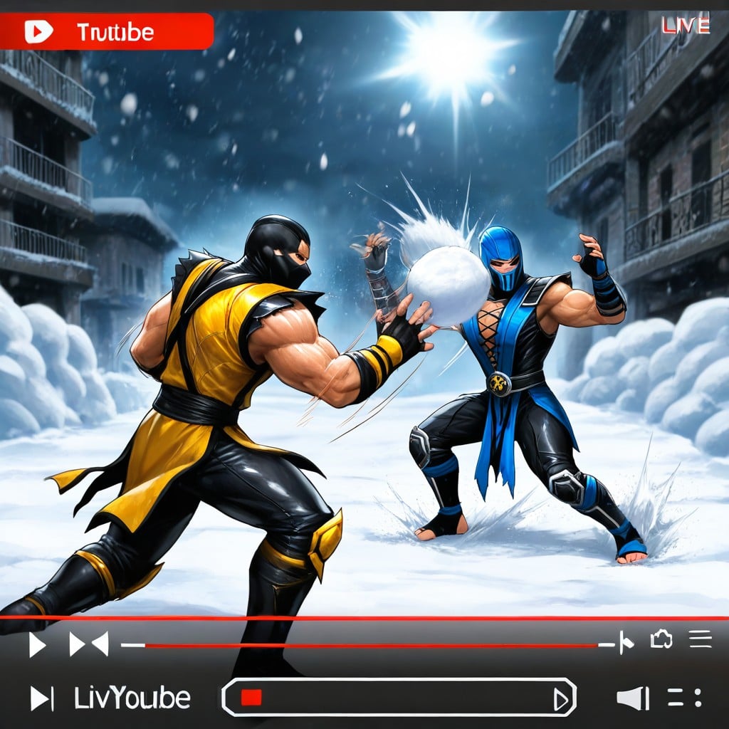Motion Lines, Mortal Combat Vs Screen, Classic Game Artstyle AI Porn