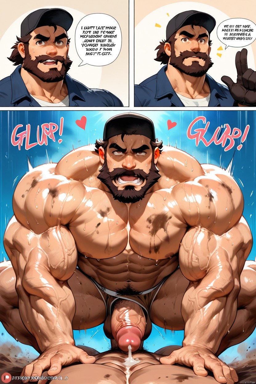 Veiny Body, Before And After, 18+ Porno IA Gay