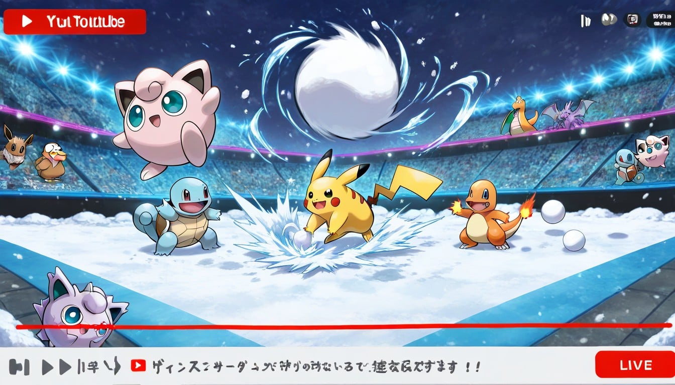 Extremely Simplified Style, Shining Highlights And Soft Pastel Tones, Snowballs Hitting Bodies AI Porn