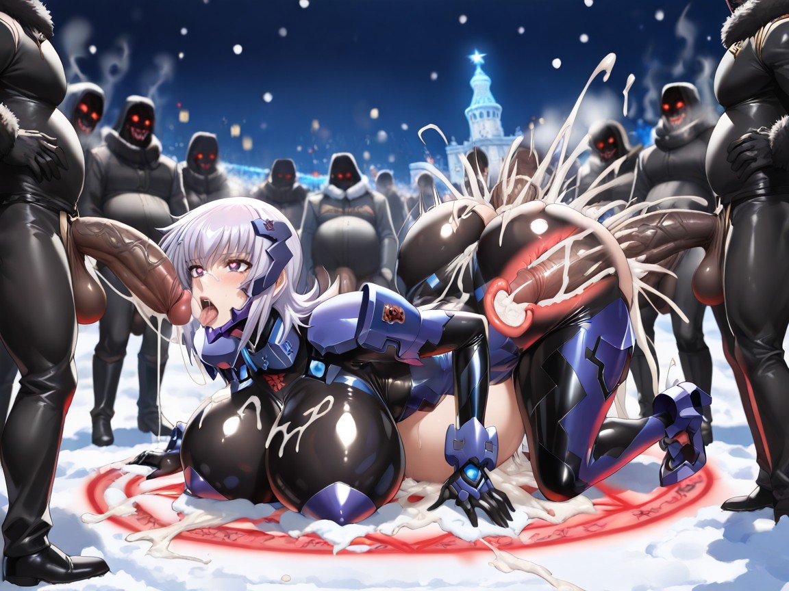 Evil Womb Tattoo, Snow, Massive Cum On Body Hentai AI Porn