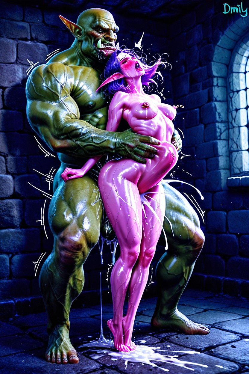 Dungeon, Juicy Lips, Creampie AI Porn