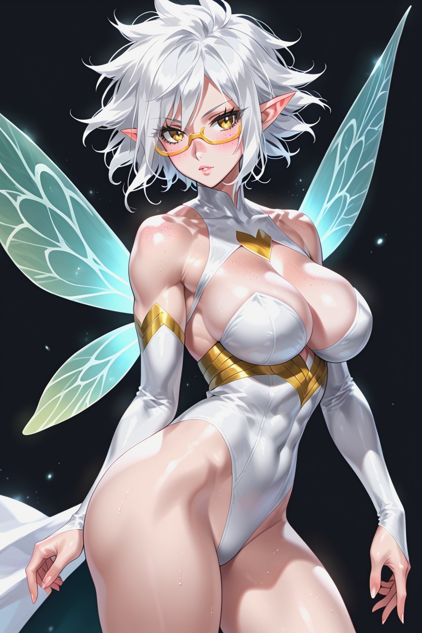 Pointed Ears, Anime Style, Superhero AI Porn