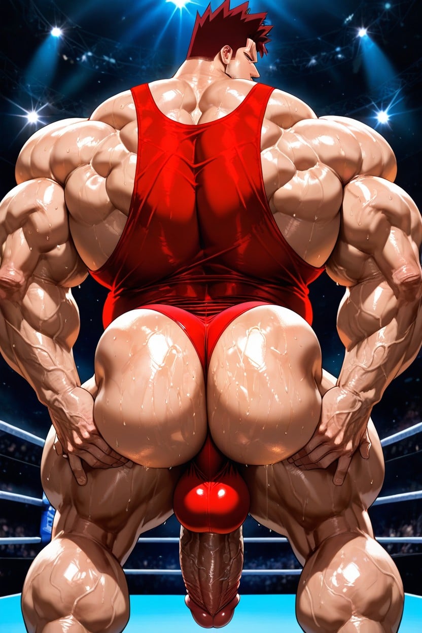 Pénis Hyper Long Et Impossible, Singlet Ripped, Chest Porno IA Gay