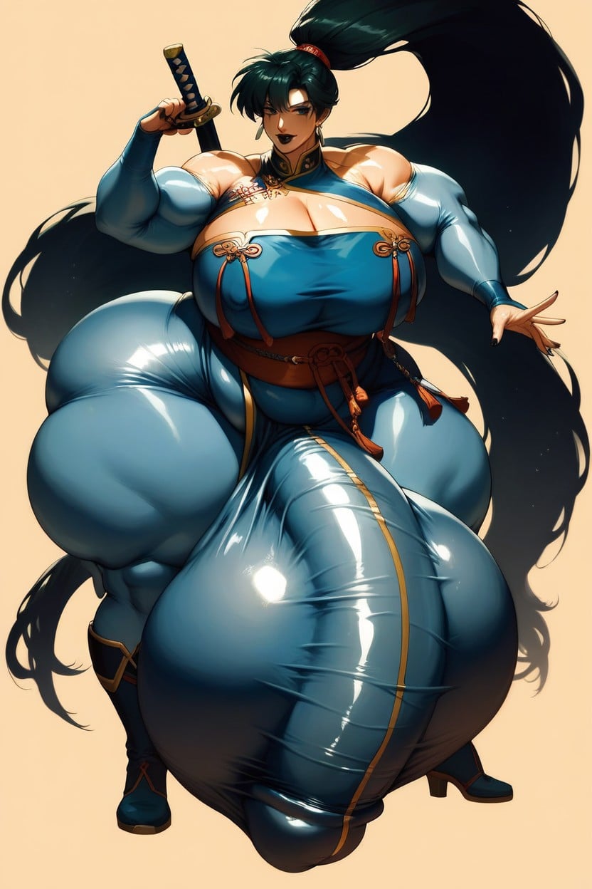 Long Hair, Specular, Holding Katana AI Gay Porn
