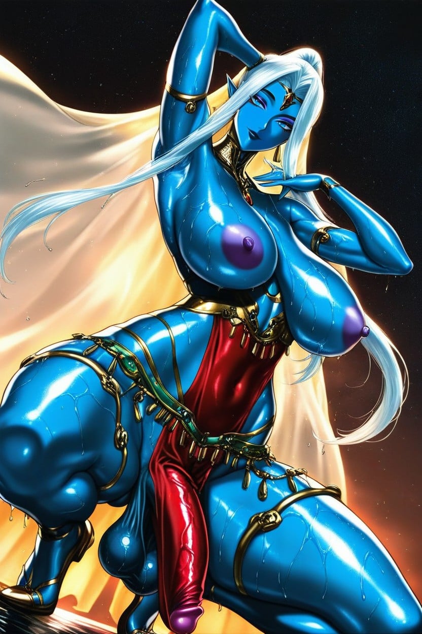 Alien Planet, Alien Body, Wide Hips Porno IA transsexuelle