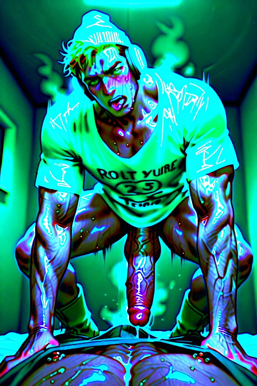 Big Dick, Male Focus, Sweaty Skin AI Gay Porn
