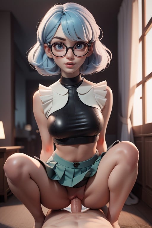 18+, View From Above, Light Fair Skin Hentai AI Porn