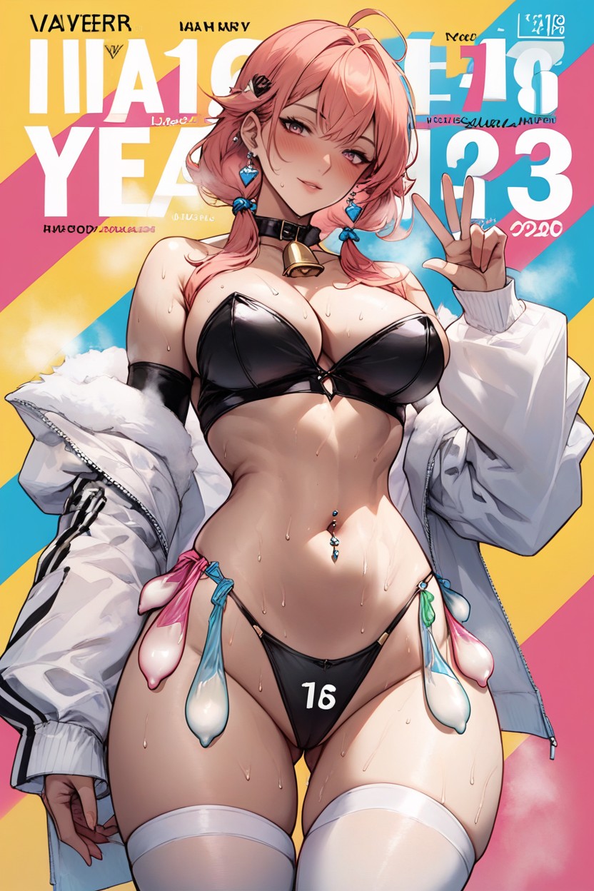 Sweat, Steam, Thighhighs Hentai AI Porn