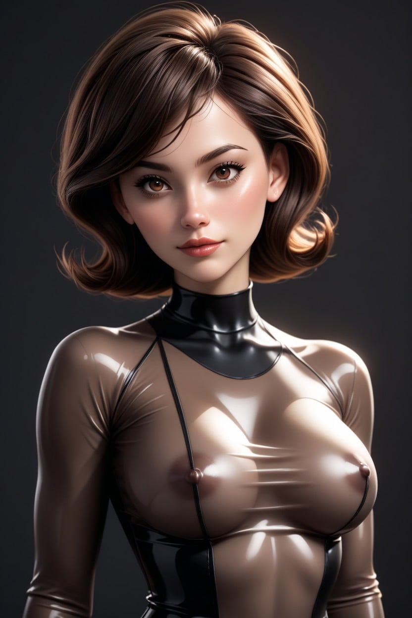 Perky Breast, Cosplay, Brown Eyes Porno IA transsexuelle