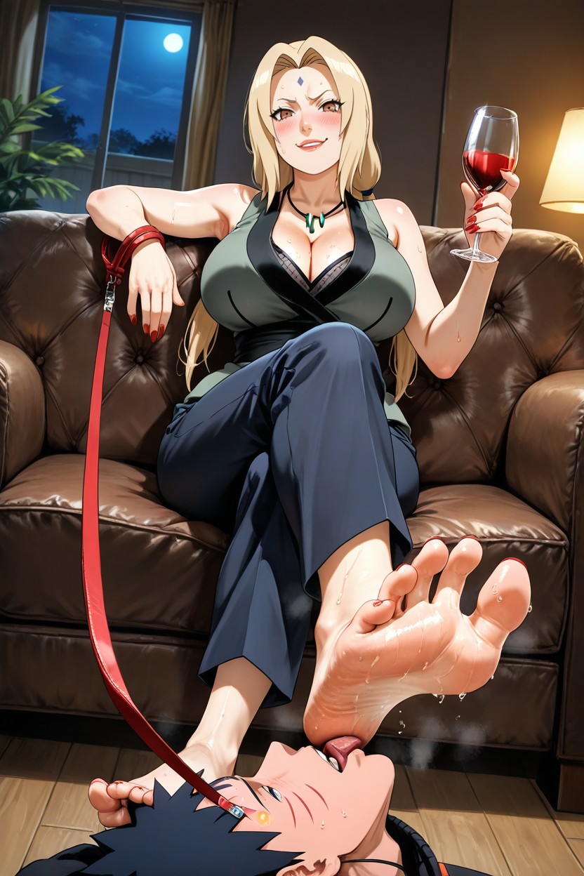 Sweaty Soles, Black Woman Suit Tailleur, Bare Arms Hentai AI Porn