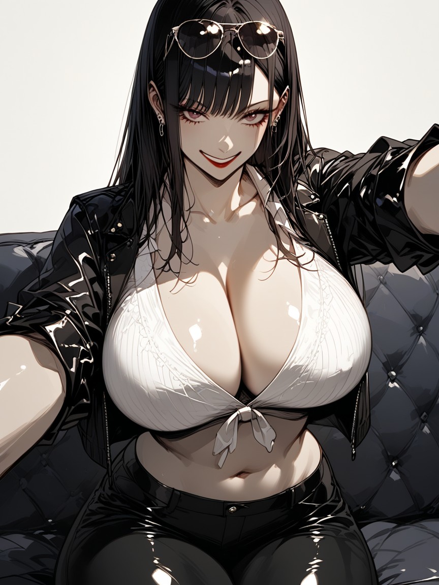 Womans Breast Are Too Larger And Thicker And Heavy, Woman With Drooping Eyes, Extremely Large Ass Hentai AI Porn