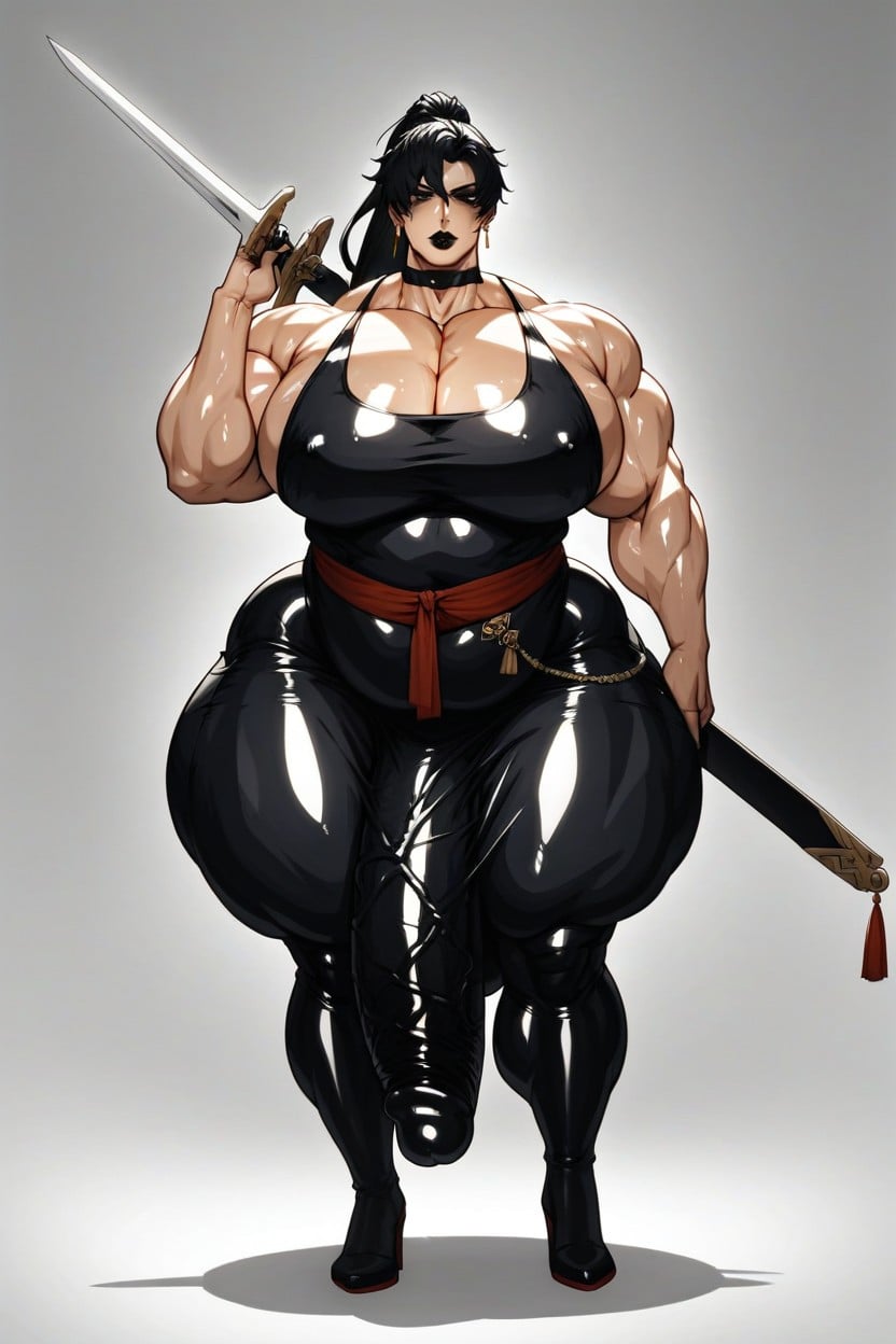 極端なボトムヘビー, Effeminate Facial Features, ペニスの膨らみ ゲイAIポルノ