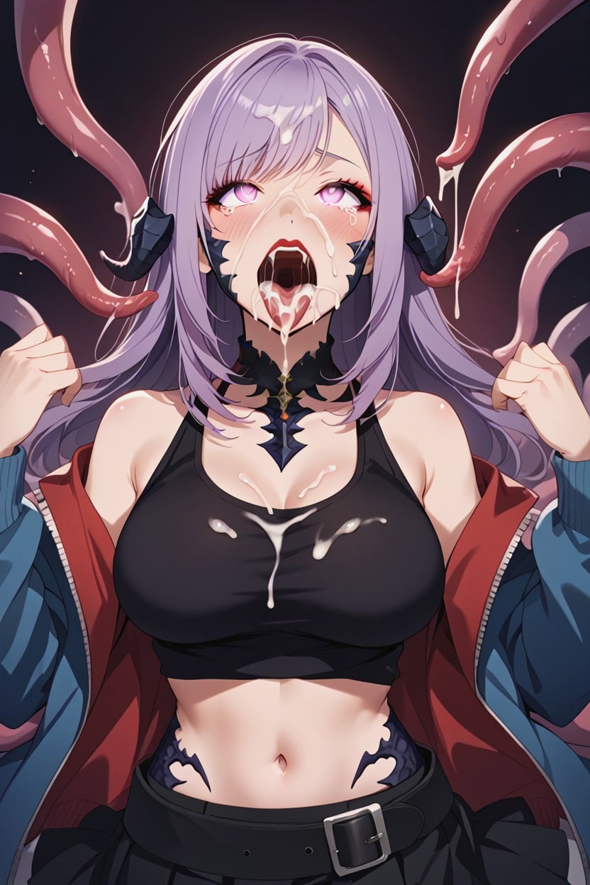 Side View, Reaching Out, Medium Chest Hentai AI Porn