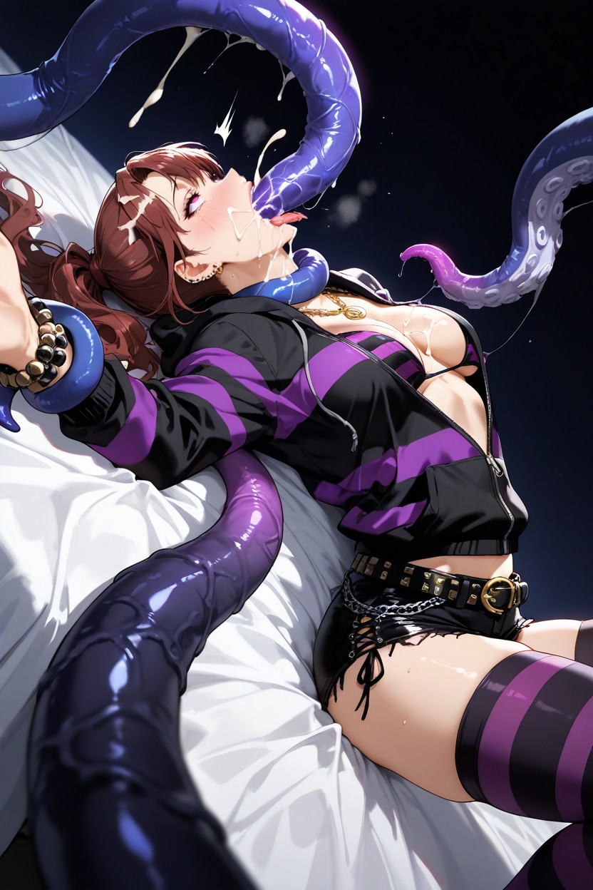Twin Ponytail, She Wants To Stop, Resigned Hentai AI Porn