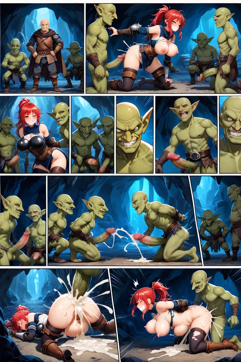 Goblin, Restrained, Goblin Smirking AI Gay Porn