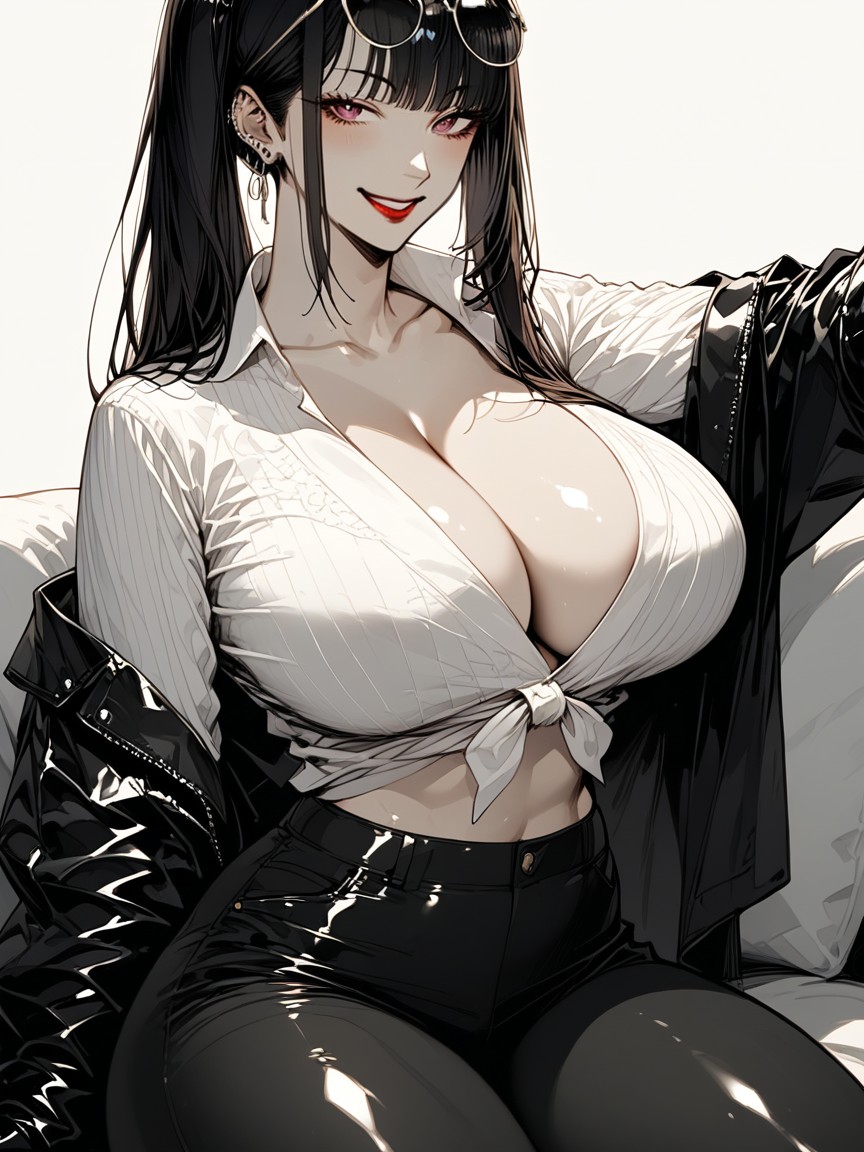 Japanese S Woman, Woman With Dark Eyes, Cool And Sexy Looks Woman Hentai AI Porn