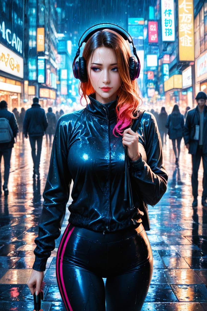 Urban Melancholy, 18+, Bokeh Hentai AI Porn