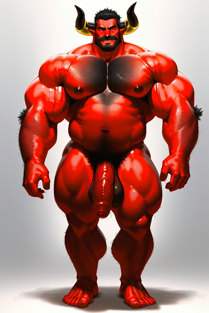 Naked, Corps Entier, Girthy Porno IA Gay