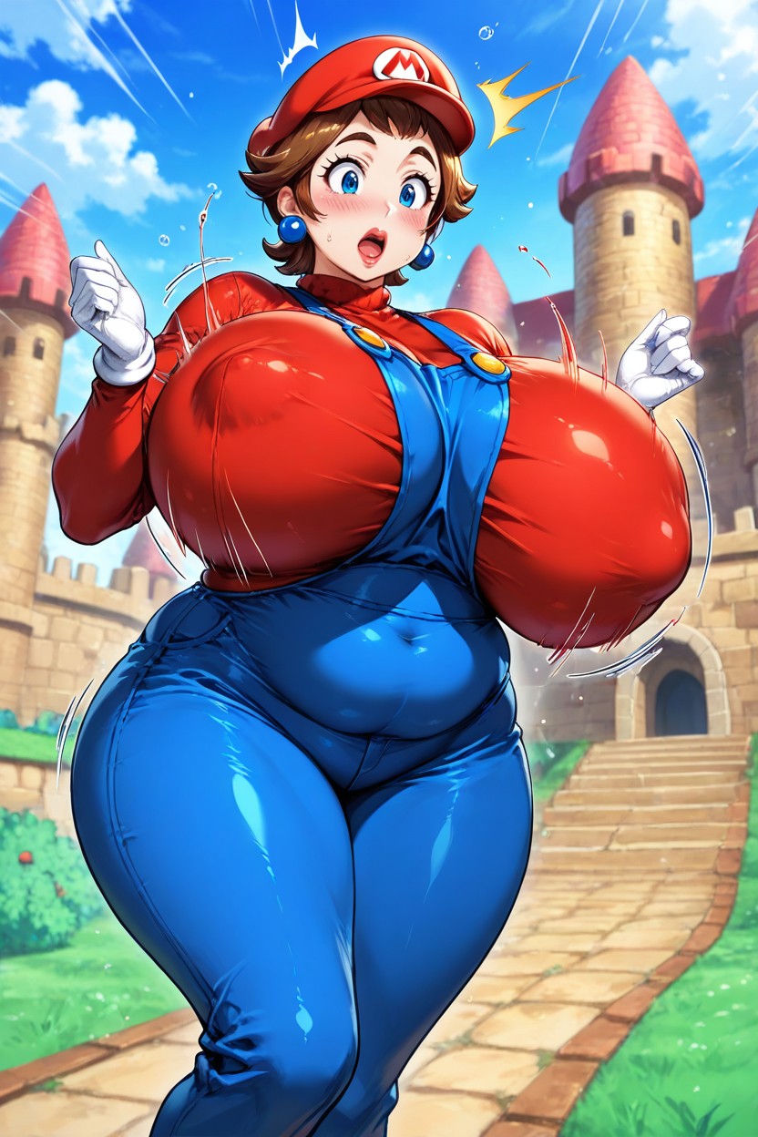 Mario, Tg Transformation, Breast Expansion AI Porn