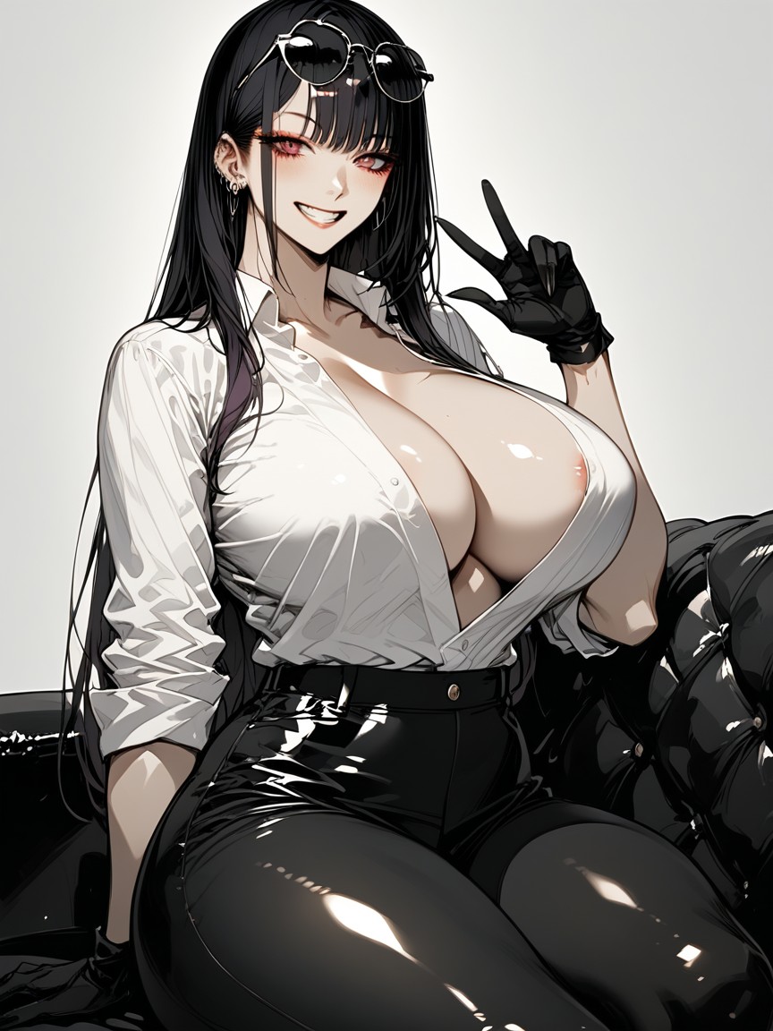 Fat, Oiled Skin, Woman With Dark Eyes Hentai AI Porn