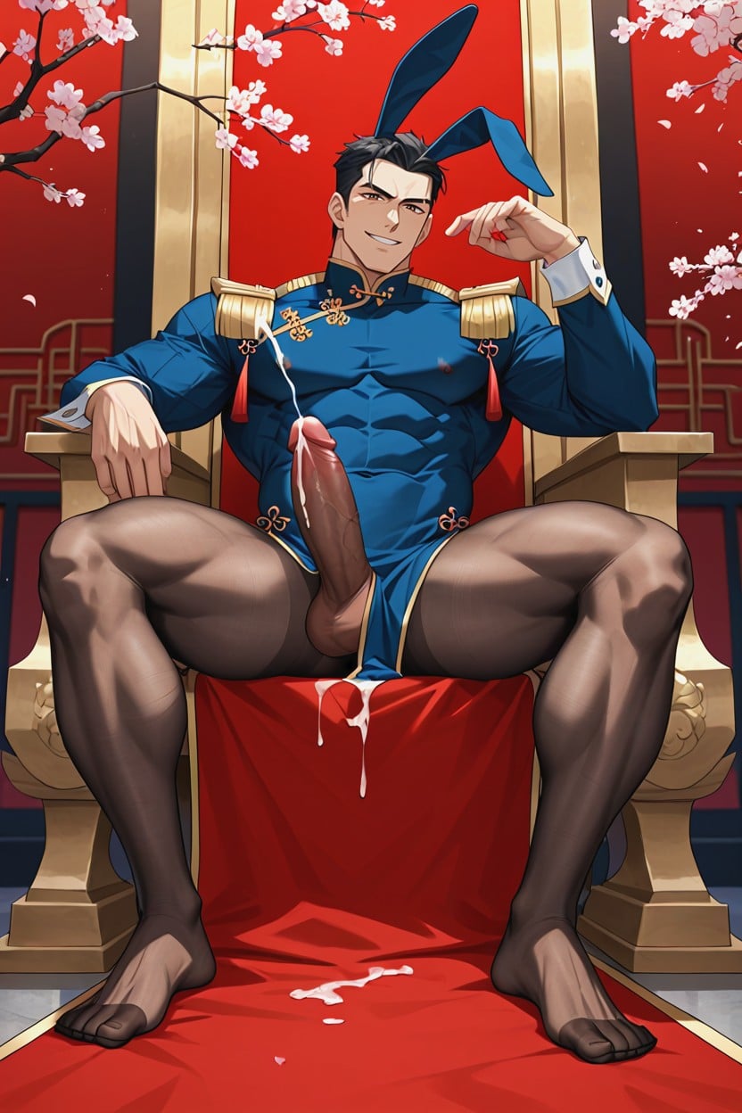 Brown Eyes, Black Hair, Asian AI Gay Porn