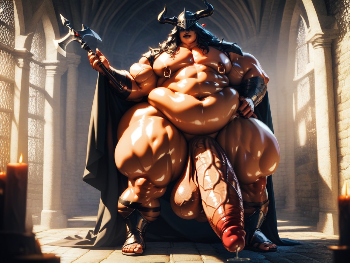 Massively Long Veiny Penis, Castle Dungeon, Hyper Long Veiny Cock Porno IA Gay