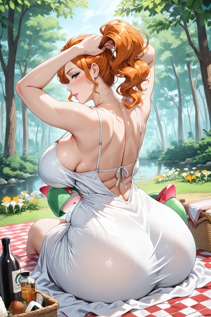 Sunlit Forest Clearing, Peaceful Afternoon, Leafy Canopy Hentai AI Porn