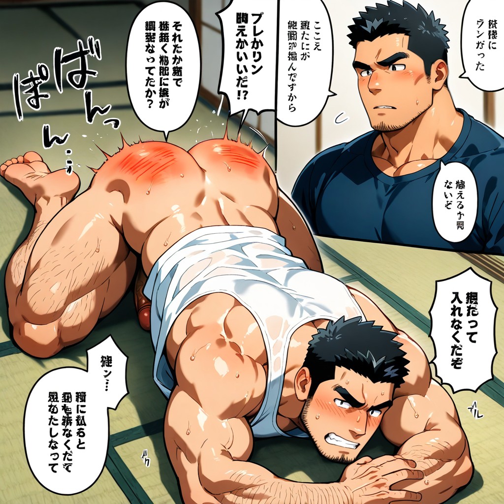 Thick Thighs, Otk, Black Hair Porno IA Gay