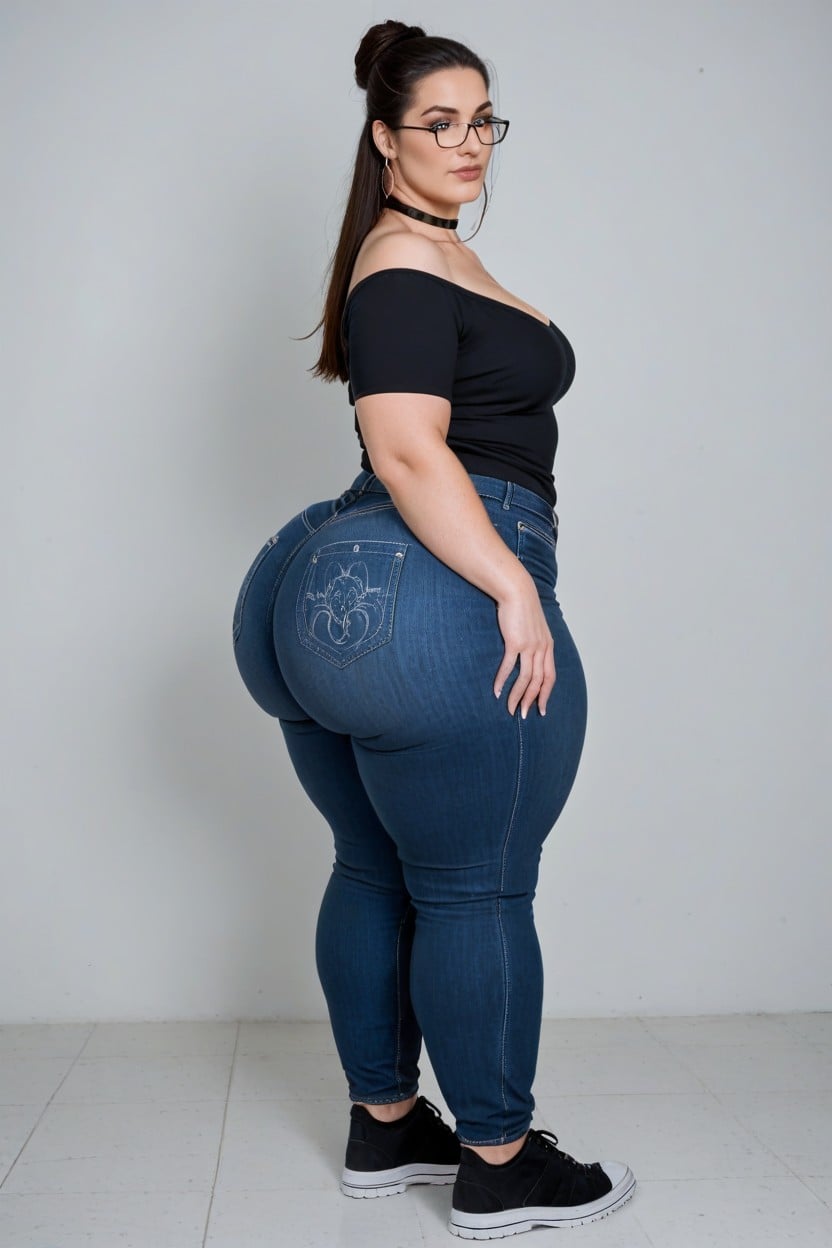 Saddlehips, American, Extra Thick AI Porn