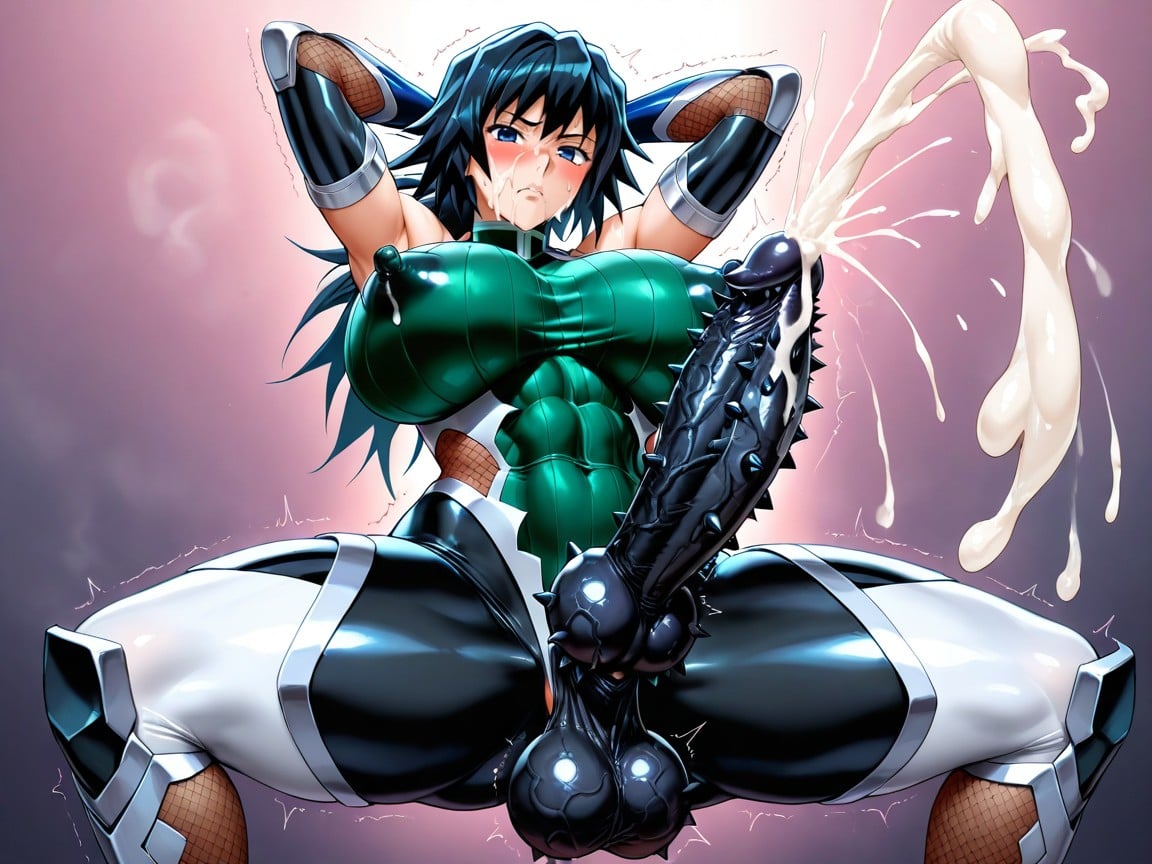 Barbed Penis, Penis Must Much Bigger Than Whole Body, Perfect Anatomy Hentai AI Porn