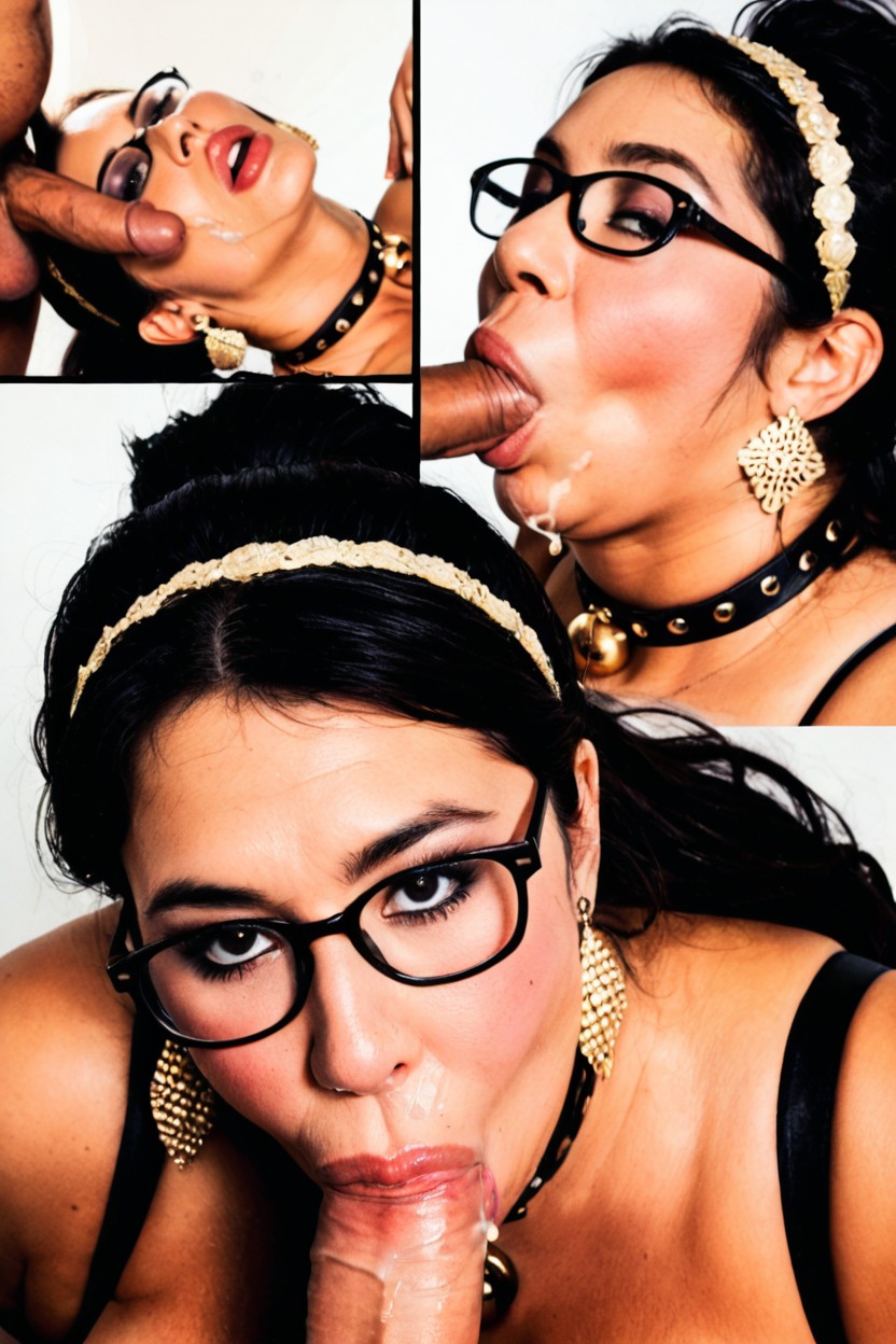 Man's Body Is Out Of Frame, Multiple Views, Looking At Viewer BBW AI Porn