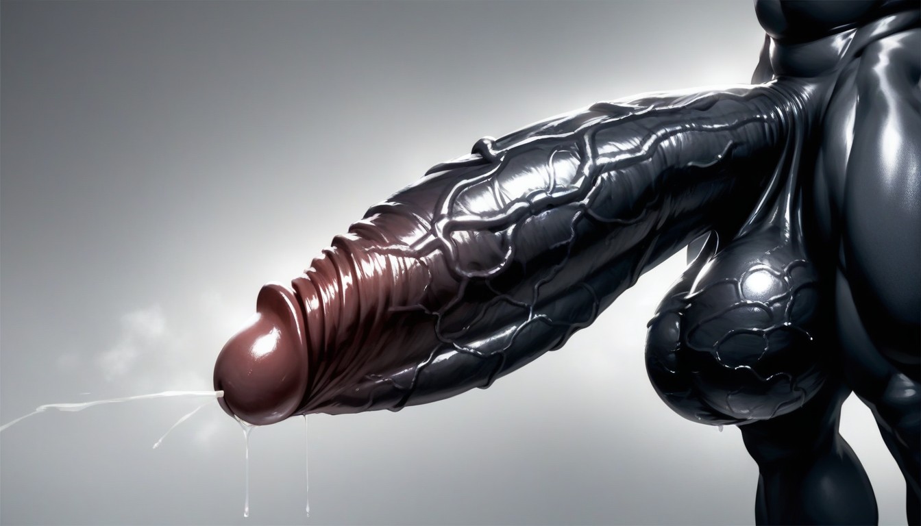 Extreme Veiny Giant Penis, Multiple Detailed Veins On Erect Penis, Erect AI 포르노
