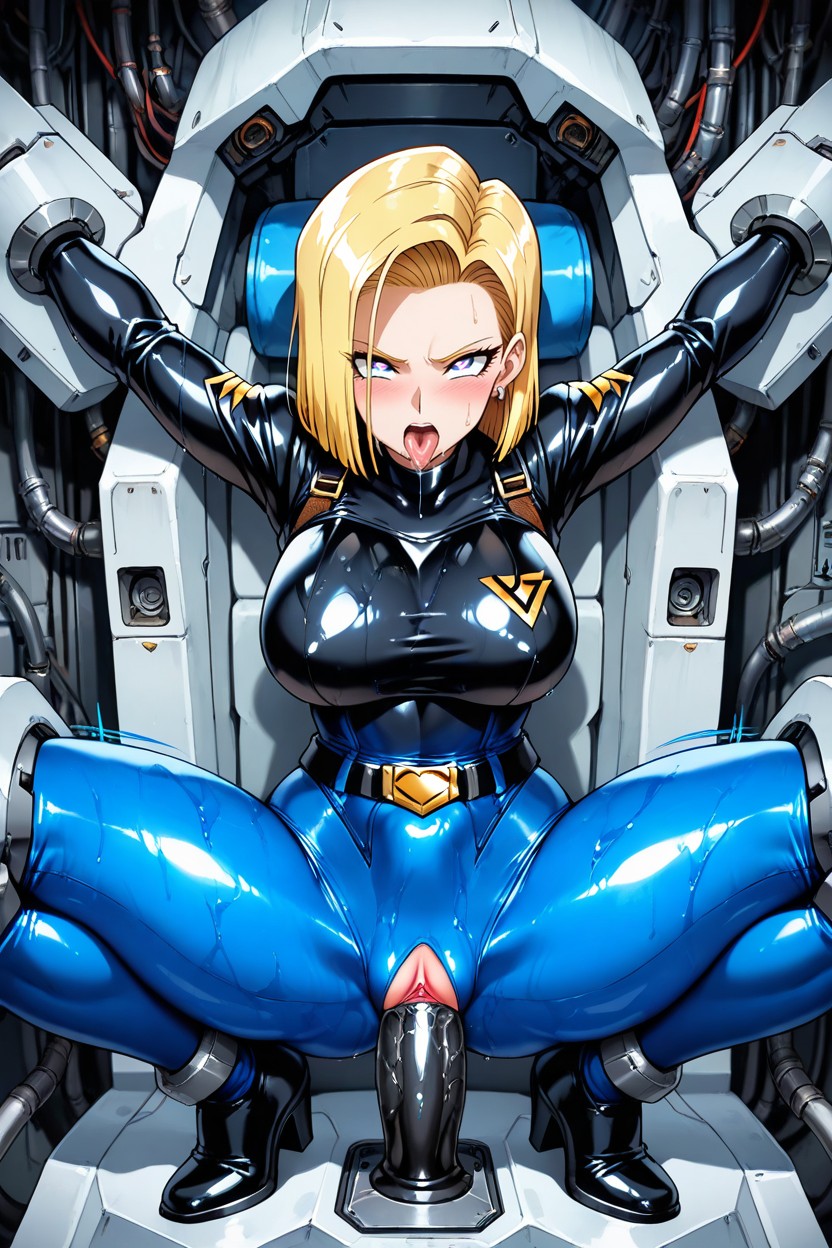 Heart-shaped Pupils In Eyes, Black Belt, Piston Hentai AI Porn