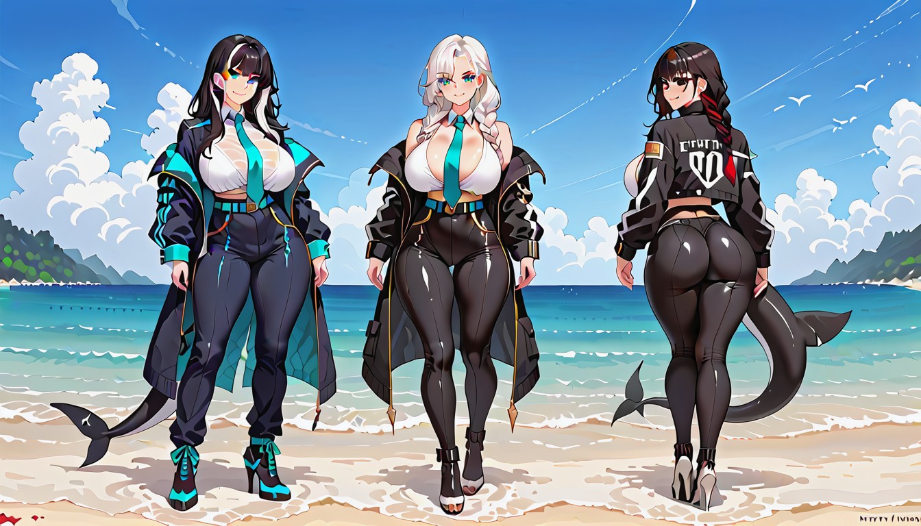Orca Tail, Jacket, Smile Hentai AI Porn