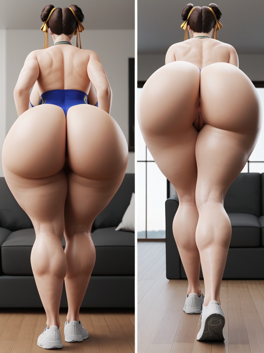 Brown Eyes, Stunning, Spreading Ass AI Porn