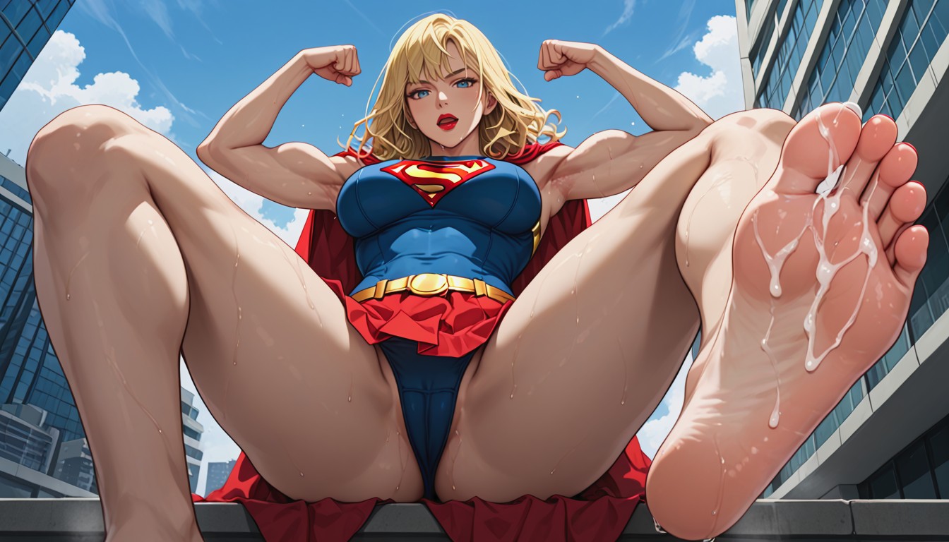 Visible Breath, One Foot, Cum On Foot Hentai AI Porn