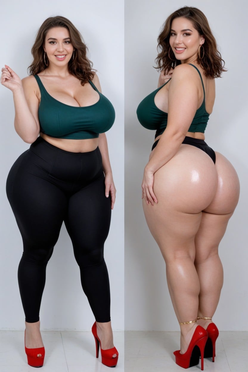 Bbw, Shinny Skin, Oiled Skin Porno IA