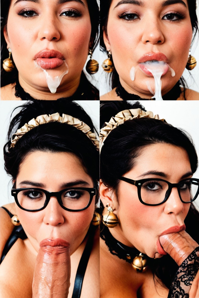 Chubby Face, Ornate Fantasy Design Pattern, Man's Body Is Out Of Frame Porno BBW IA