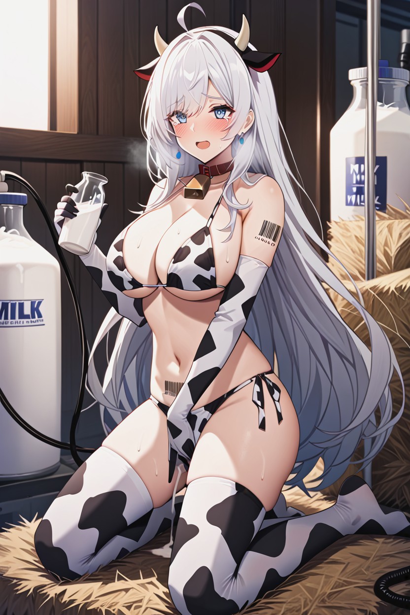 Ptint Bikini, Hucow, Milk Bottle Hentai AI Porn