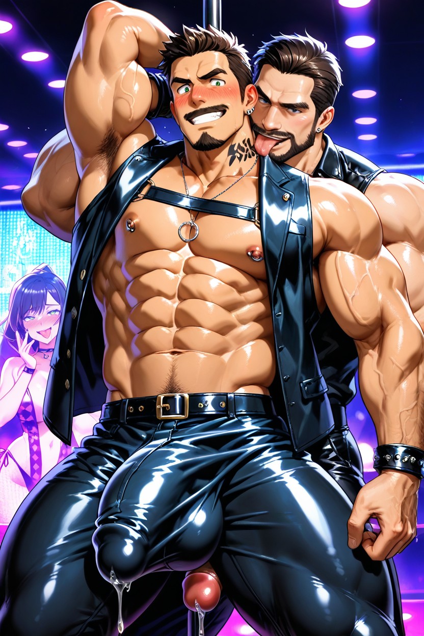 Dripping Precum Through Pants, 18+, 阴茎隆起 AI同性戀黃片