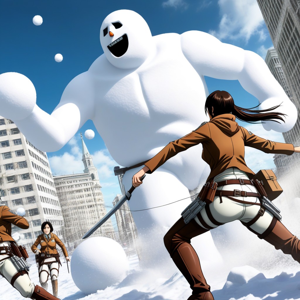 Fairy Tale About Attack On Titan, Single Page Comic, Comic About Attack On Titan Porno IA