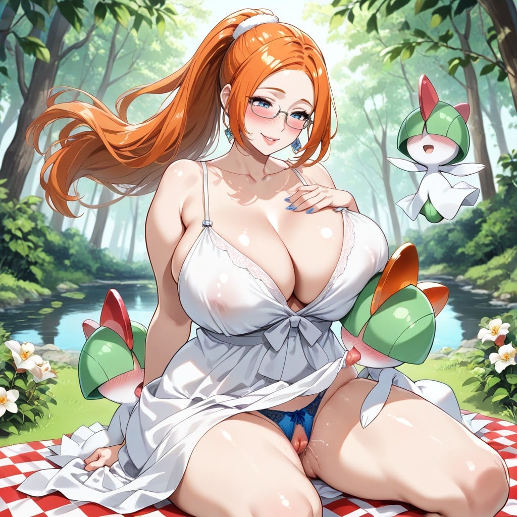 Horny, Loose Dress, Nature Setting Hentai AI Porn