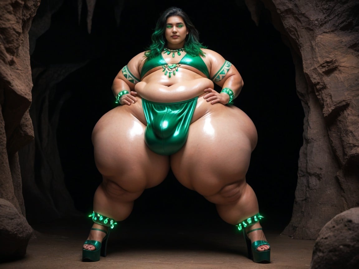 Tribal Wear, Hyper Bulge, Small AI Gay Porn