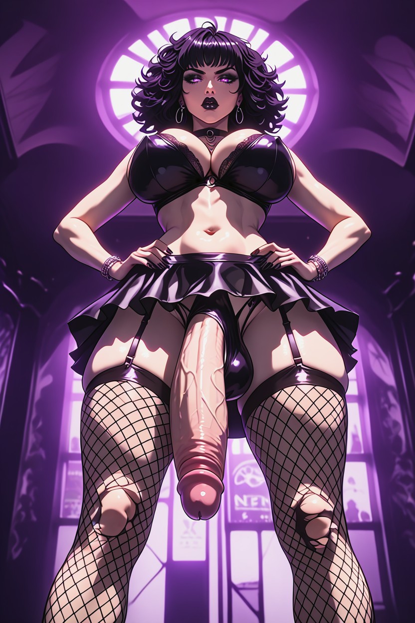 Pale Skin, Standing, Tease 人妖AI黃片