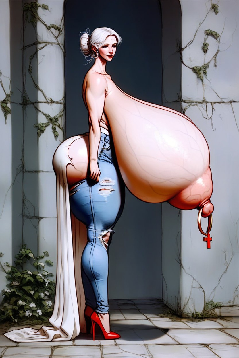 Light Pink Nipples, Nipples, Walk AI Porn
