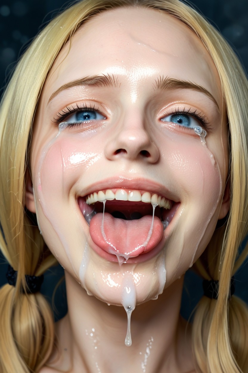 Large Blue Eyes, Close Up, Excessive Detail AI Porn