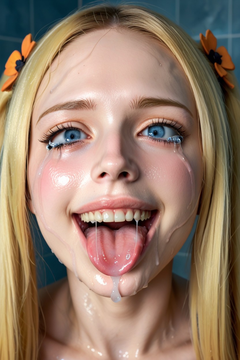 Soft Light, Hyper, Mouth Agape AI Porn