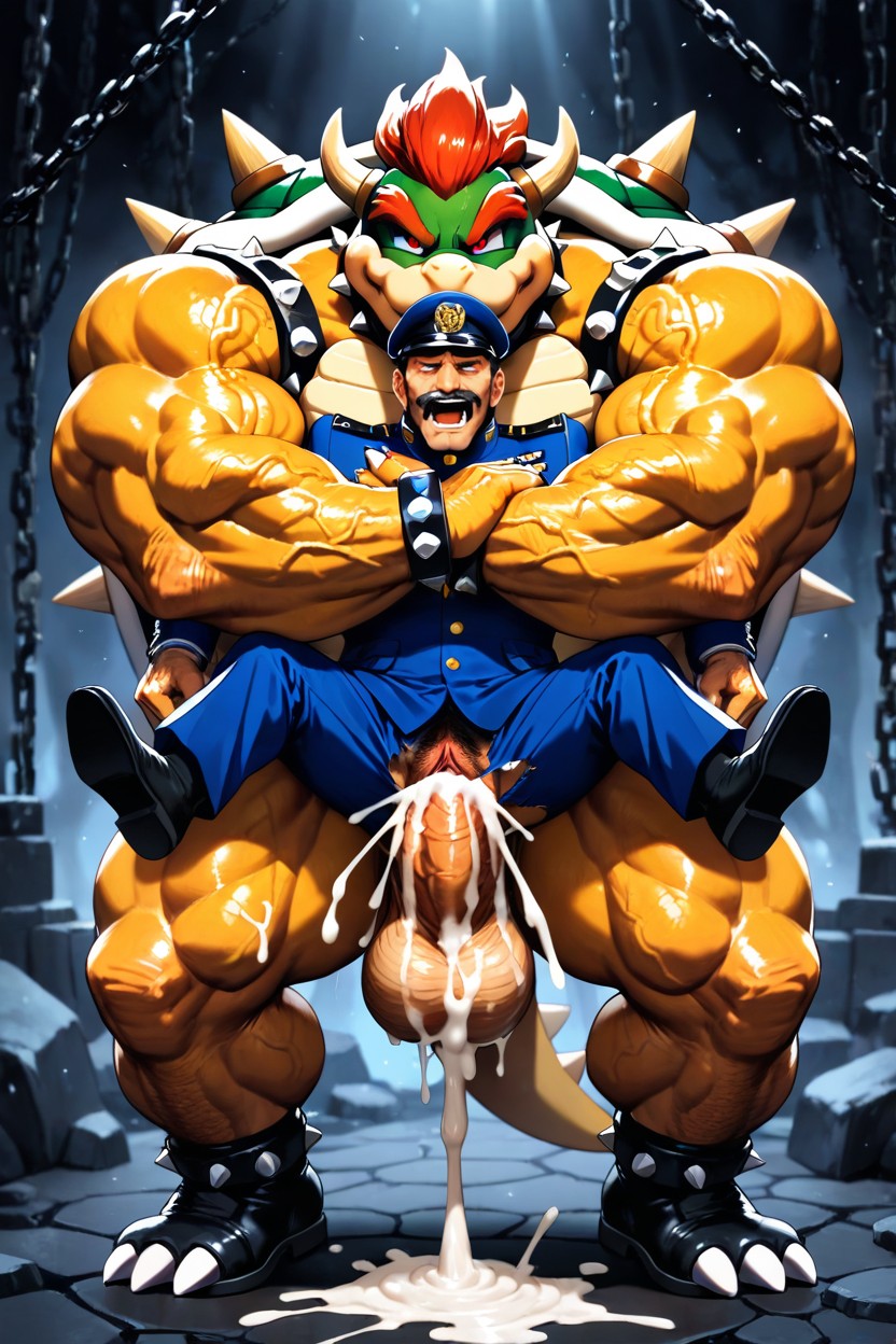 Intense Orgasm, Dense Jungle, Bowser Fucking Explorer Man From Behind Porno gay IA